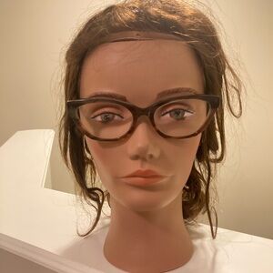 Bevel Brand Chic Brown Cat-Eye Glasses